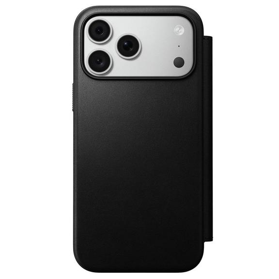 NOMAD futerał skórzany do IPHONE 18 Pro Max/17 Pro Max kompatybilny z MagSafe (Modern Leather Folio ECCO Leather) czarny
