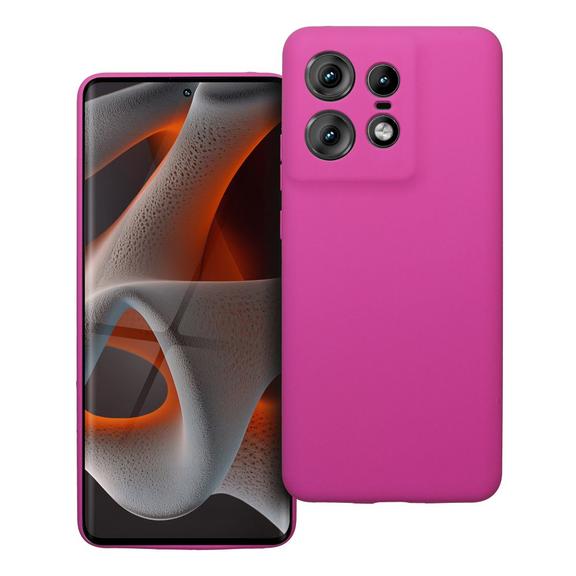 Etui na Motorola EDGE 50 PRO Silicone 2mm (camera protection) różowe