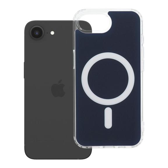 Etui na iPhone 16e (SE4 2025) / 17e Clear Fusion Mag Cover zgodne z MagSafe granatowe