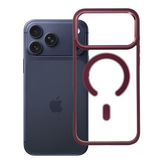 Etui na iPhone 18 Pro Max / 17 Pro Max Color Edge Mag Cover zgodne z MagSafe ciemnowiśniowe