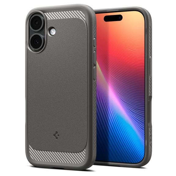 SPIGEN futerał RUGGED ARMOR MAG kompatybilny z MagSafe do IPHONE 17 gray