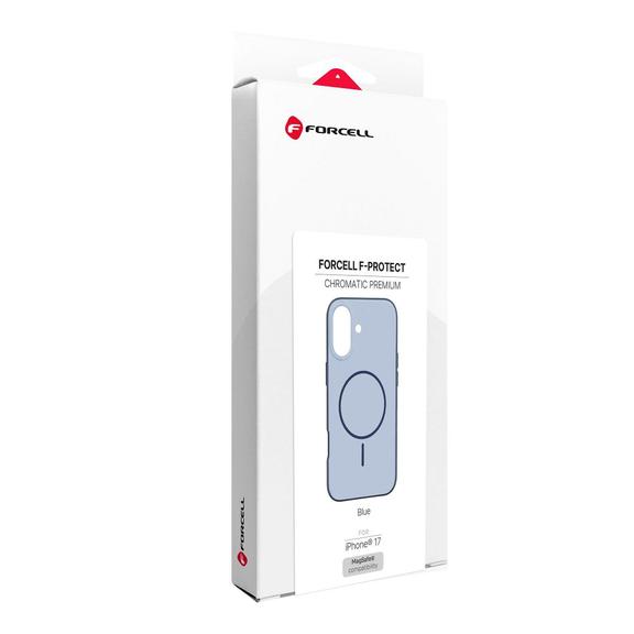Etui na iPhone 17 Forcell F-Protect Chromatic Premium zgodne z MagSafe niebieskie 0INT