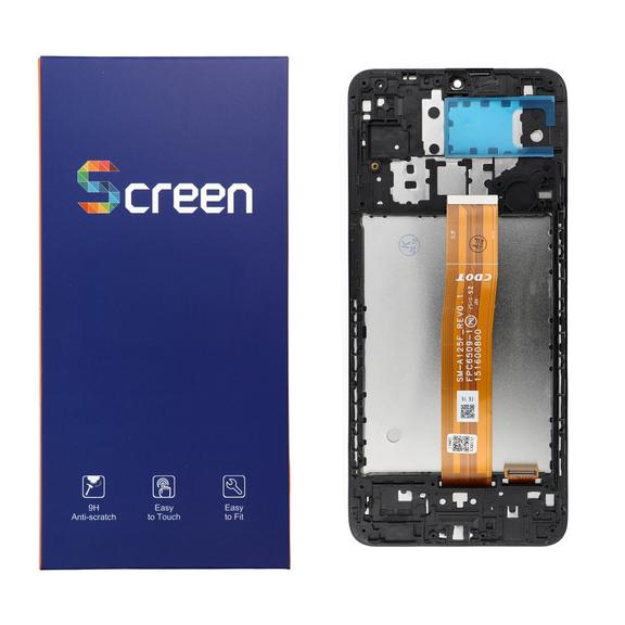 OG wyświetlacz LCD do SAMSUNG A12 A125F/U/W/M OEM z ramką