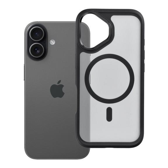 Etui na iPhone 17 Forcell F-Protect Smoke Hybrid Premium zgodny z MagSafe czarny 0INT