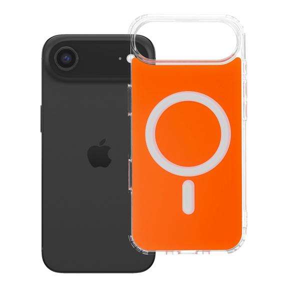 Etui na iPhone 17 AIR Clear Fusion Mag Cover zgodne z MagSafe hermes orange