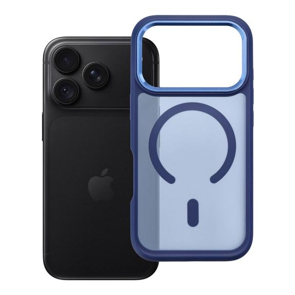 Etui na iPhone 18 Pro / 17 Pro Forcell F-Protect Smoke Hybrid Premium zgodne z MagSafe granatowe 0INT