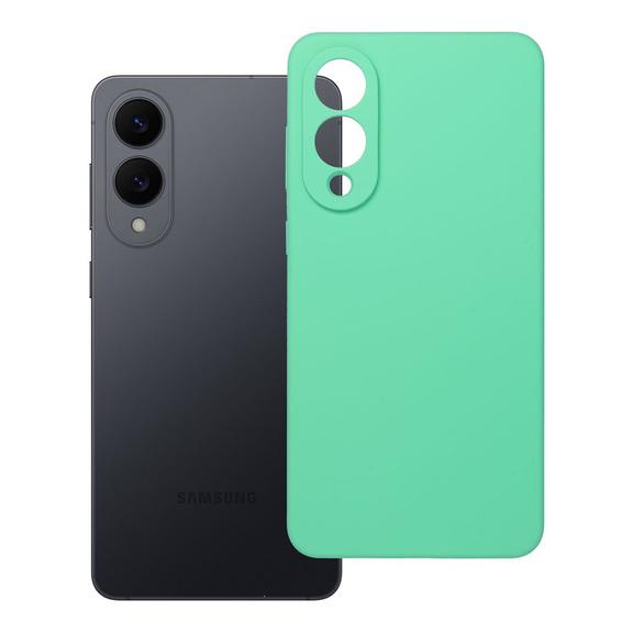 Etui na Samsung S25 EDGE Silicone 2mm (camera protection) zgodne z MagSafe miętowe