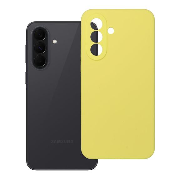 Etui na Samsung A37 5G Silicone 2mm (camera protection) zółte