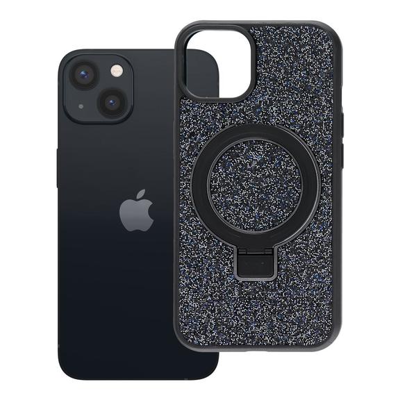 Etui na iPhone 13 Quartz Circle Stand Mag Cover czarne