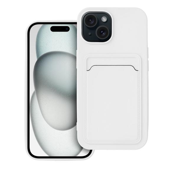 Futerał do iPhone 15 Card Case biały