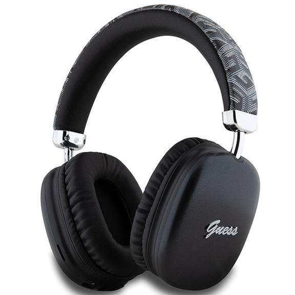 GUESS słuchawki bezprzewodowe bluetooth nauszne GUBHK1GCTCSK (Gcube Metallic Script Logo) czarne