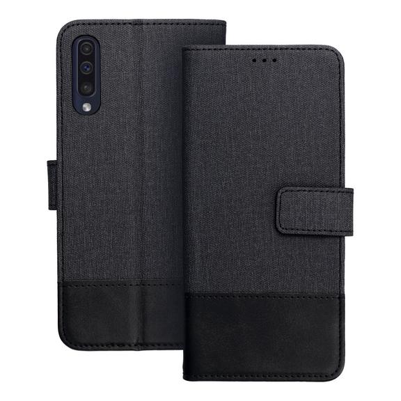 Etui z klapką na Samsung A50 Gomma Book czarne