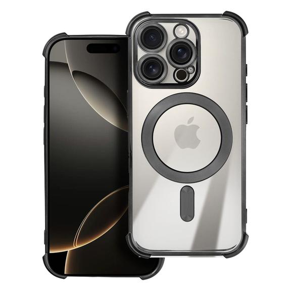 Futerał do iPhone 17 PRO Antishock Electro zgodny z MagSafe czarny