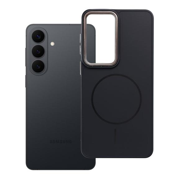 Etui na Samsung S26 PLUS Frame Mag Cover zgodne z MagSafe czarne