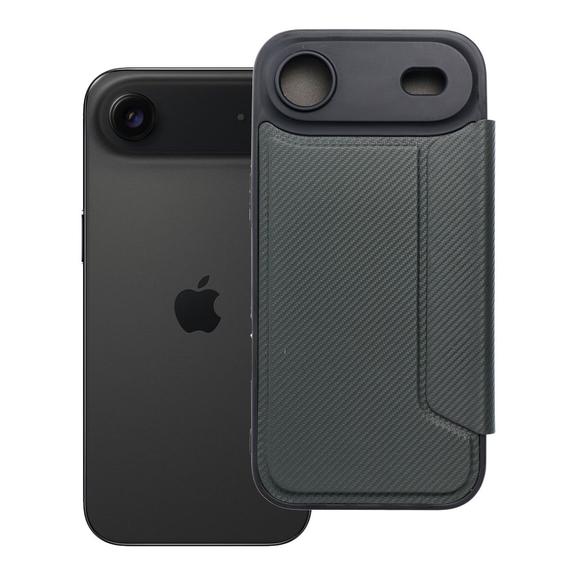 Etui z klapką na iPhone 17 AIR Razor Book ciemnozielone