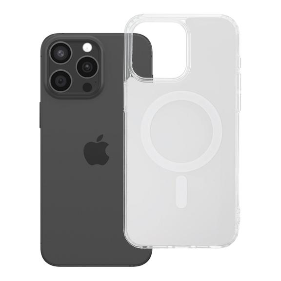 Etui na iPhone 15 PRO MAX Clear Fusion Mag Cover zgodne z MagSafe białe