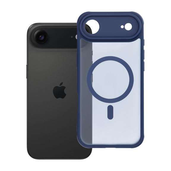Etui na iPhone 17 AIR Full Matte Mag Cover zgodne z MagSafe niebieskie