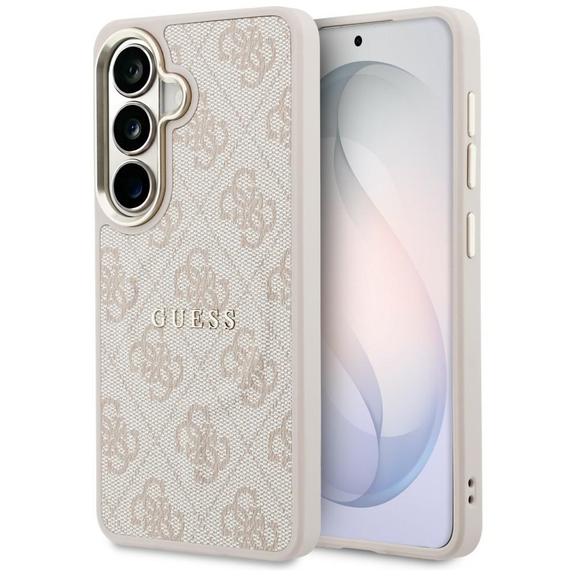 GUESS futerał do SAMSUNG S26 Plus GUHMS26MP4MSEGCP (4G Embossed Ring MagSafe) różowy