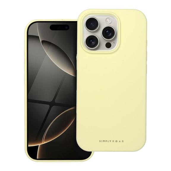 ROAR futerał CLOUD SKIN do IPHONE 16 Pro Jasnożółty