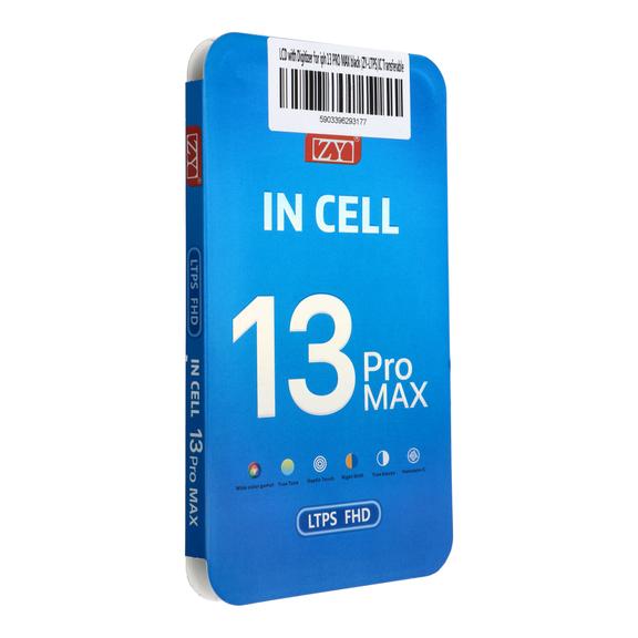 Wyświetlacz do iPhone 13 Pro Max z ekranem dotykowym czarnym (ZY-LTPS) IC Transferable