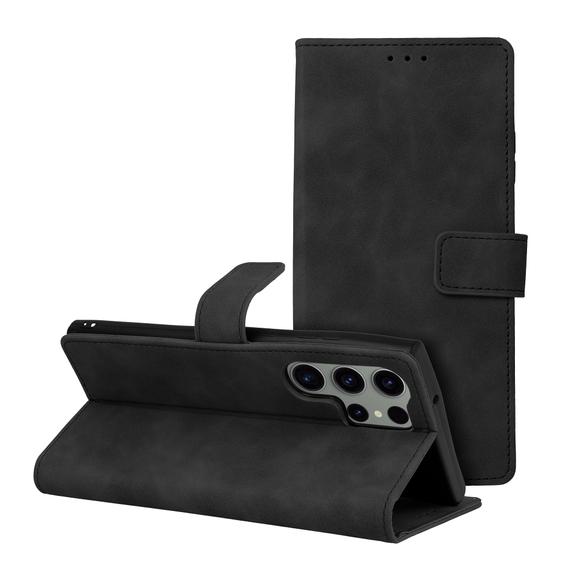 Etui z klapką na Samsung S23 ULTRA Tender Book czarne