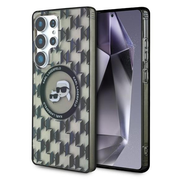 KARL LAGERFELD futerał do SAMSUNG S25 Ultra KLHMS25LHMCKMHK (Magnetic IML Metal Monogram KC Heads) czarny