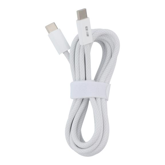 BLUEO kabel Typ C do Typ C QC4.0 60MB/S PD60W 2 m biały