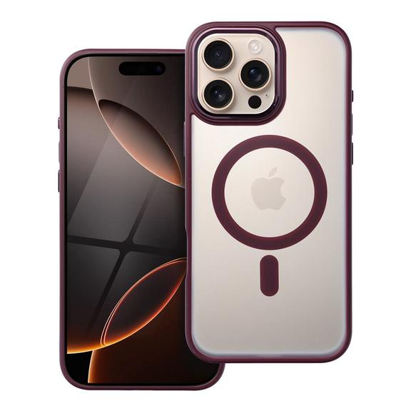 Futerał do iPhone 16 PRO MAX Matte Mag Cover zgodny z MagSafe czerwony