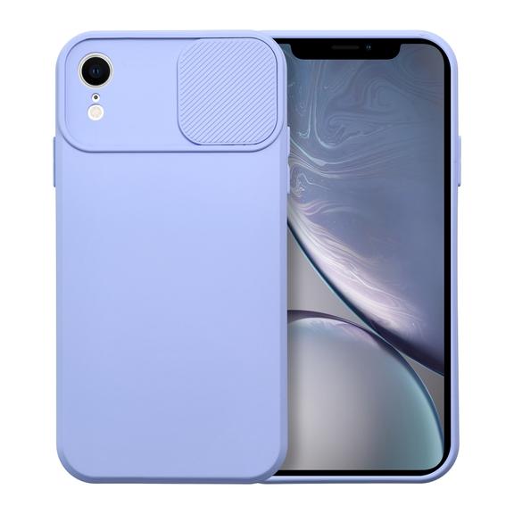 Futerał SLIDE do IPHONE XR lawendowy