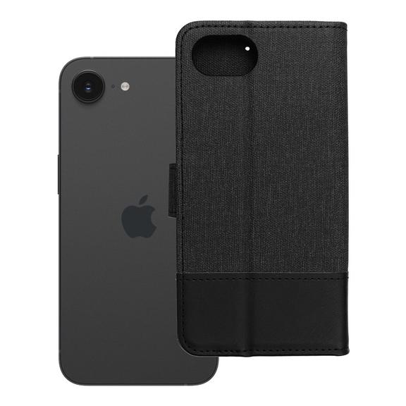 Etui z klapką na iPhone 16e (SE 4 2025) Gomma Book czarne
