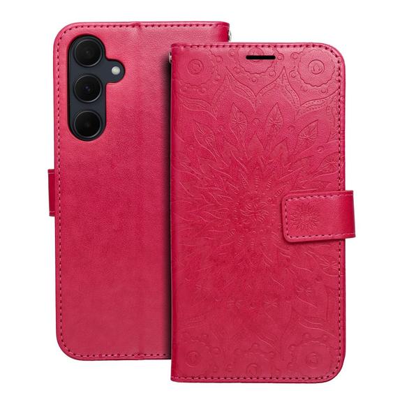 Etui z klapką na Samsung A35 5G Mezzo Book mandala magenta