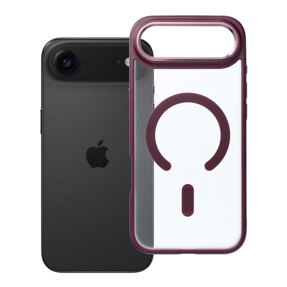 Futerał do iPhone 17 AIR Matte Mag Cover zgodny z MagSafe czerwony