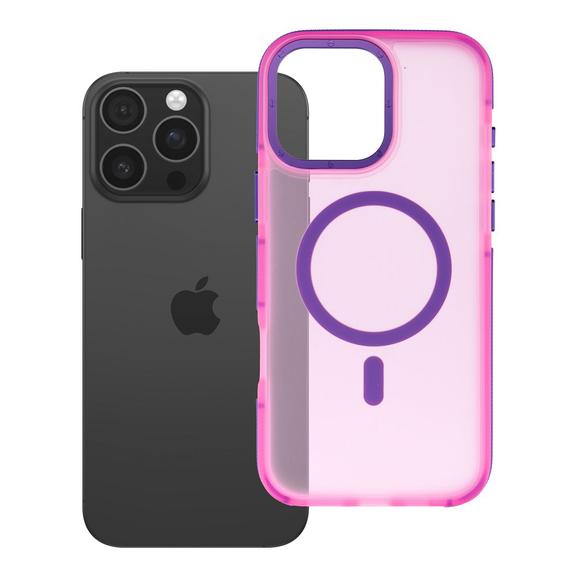Etui na iPhone 16 Pro Max Forcell F-Protect Vivid Premium zgodne z MagSafe różowe 0INT