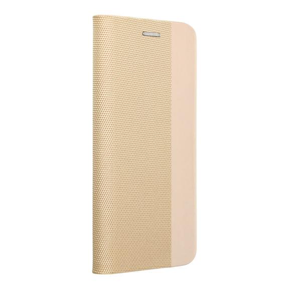 Etui z klapką na Samsung A50 Sensitive Book złote
