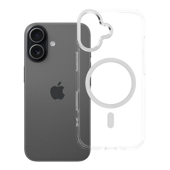 Etui na iPhone 17 Frame Clear Hybrid Mag Cover zgodny z MagSafe transparentne