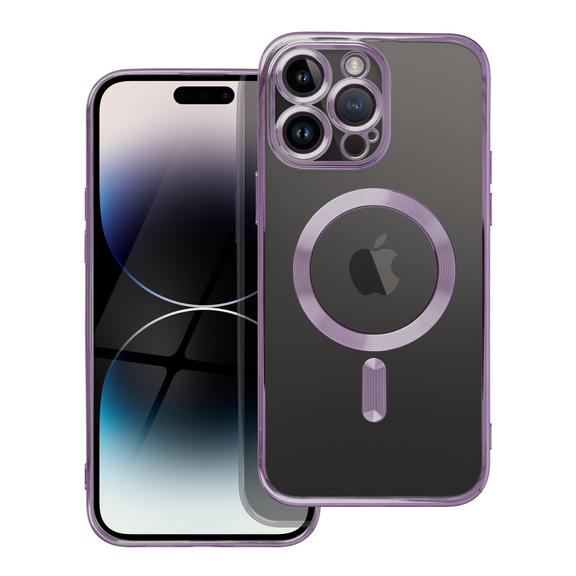 Futerał do iPhone 14 PRO MAX Electro Mag Cover zgodny z MagSafe fioletowy