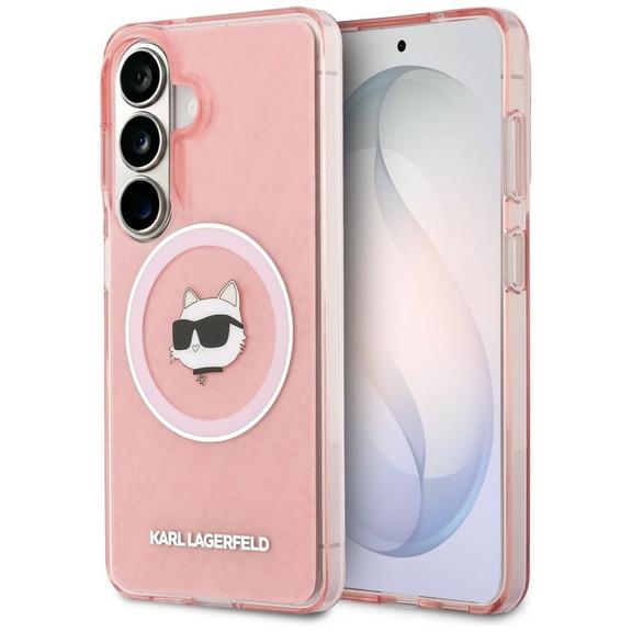 KARL LAGERFELD futerał do SAMSUNG S26 Plus KLHMS26MHMKBCHOP (Magnetic IML Repeated Logo and Choupette) różowy