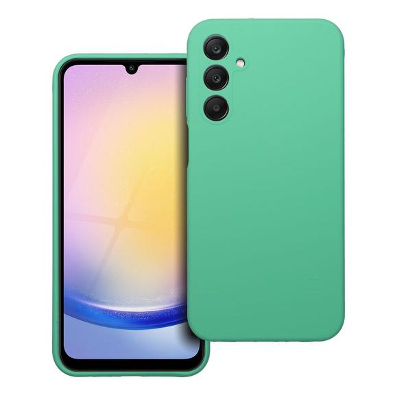 Etui na Samsung A25 5G Silicone 2mm (camera protection) miętowe