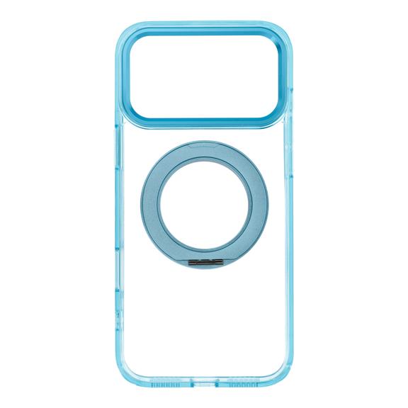 Etui na iPhone 18 Pro Max / 17 Pro Max Frame Circle Stand zgodne z MagSafe jasno niebieskie