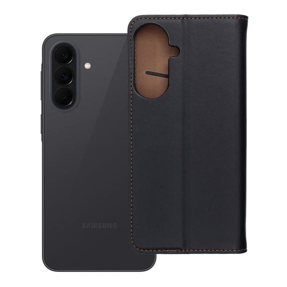 Etui z klapką na Samsung A37 5G Smart Pro Book skórzane czarne