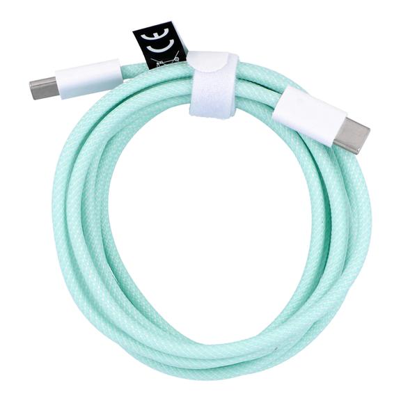 Kabel Typ C do Typ C PD QC3.0 3A 60W C263 2 m zielony