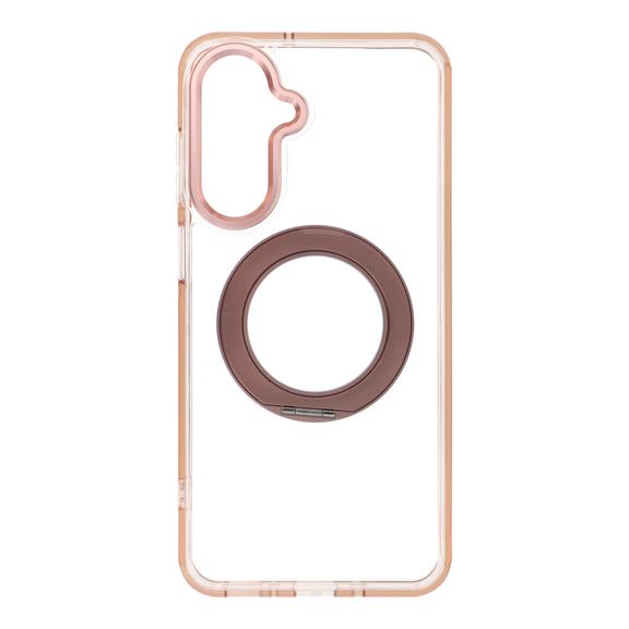 Etui na Samsung A17 / A18 Frame Circle Stand zgodne z MagSafe złote
