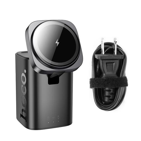 Ładowarka indukcyjna Hoco 6w1 PD QC 65W kompatybilna z Apple Watch CQ20A czarna