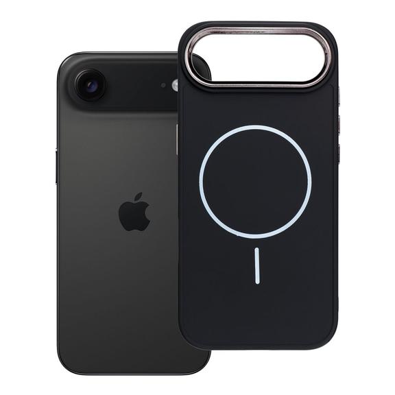 Futerał do iPhone 17 AIR Frame Mag Cover zgodny z MagSafe czarny