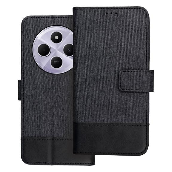 Etui z klapką na Xiaomi Redmi 14C Gomma Book czarne
