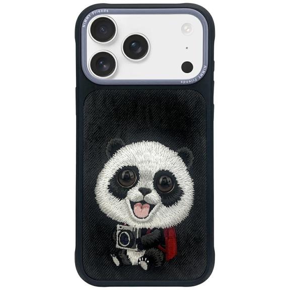 NIMMY futerał BIG EYED PET 2.0 Panda do IPHONE 17 Pro czarny
