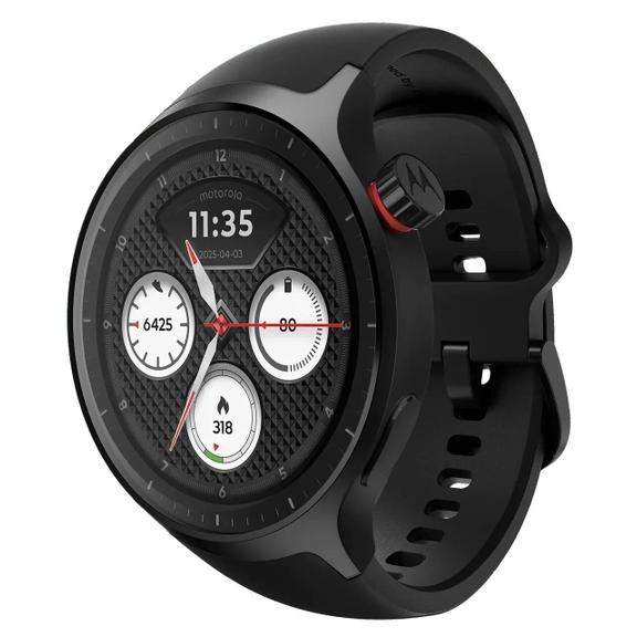 Smartwatch  1,43" OLED GPS z funkcją rozmowy Motorola Moto Watch czarny