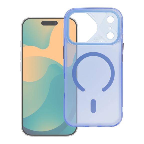 Etui na iPhone 13 Aurora zgodne z MagSafe niebieskie