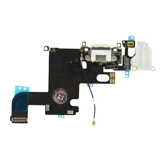 Taśma do IPHONE 6 4,7" ze złączem ładowania i gniazdem HF biały