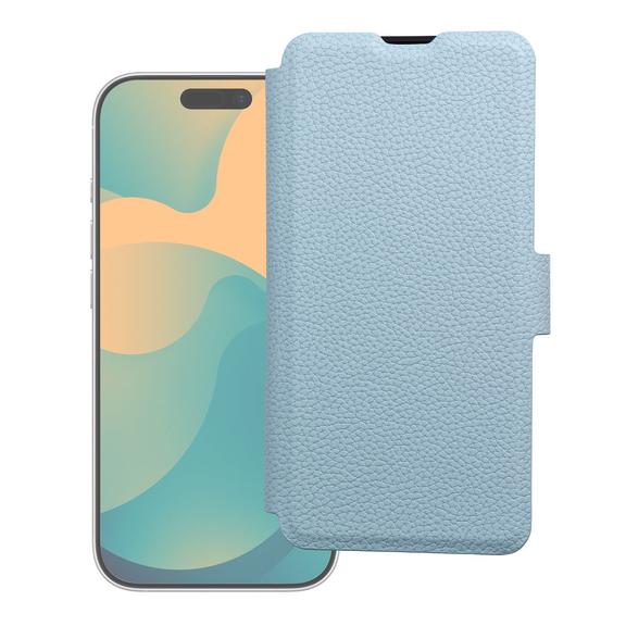 Etui z klapką na iPhone 17 PRO MAX / 17 PRO MAX Max Protect RFID jasnoniebieskie